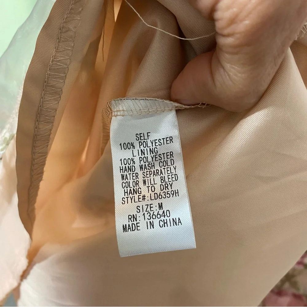 Ever After Dress Chic Floral Maxi Dress with Pink Accents - Picture 9 of 15